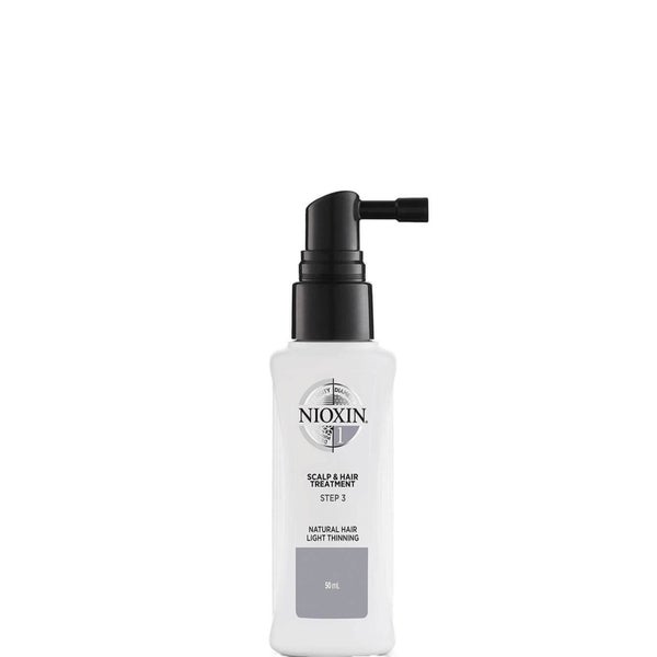 NIOXIN 3-częściowy system 1 kuracja do skóry głowy i włosów dla włosów naturalnych z lekkim przerzedzeniem 100 ml