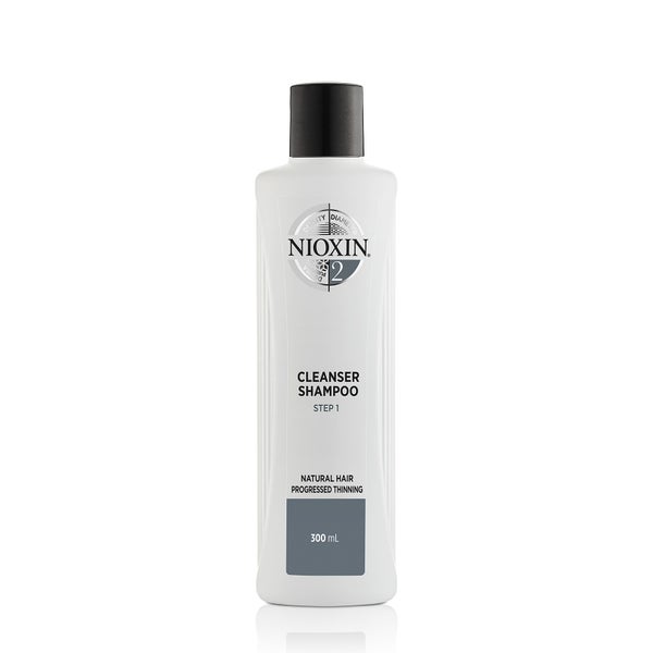 NIOXIN 3-Part System 2 Cleanser Shampoo for Natural Hair with Progressed Thinning 300 ml