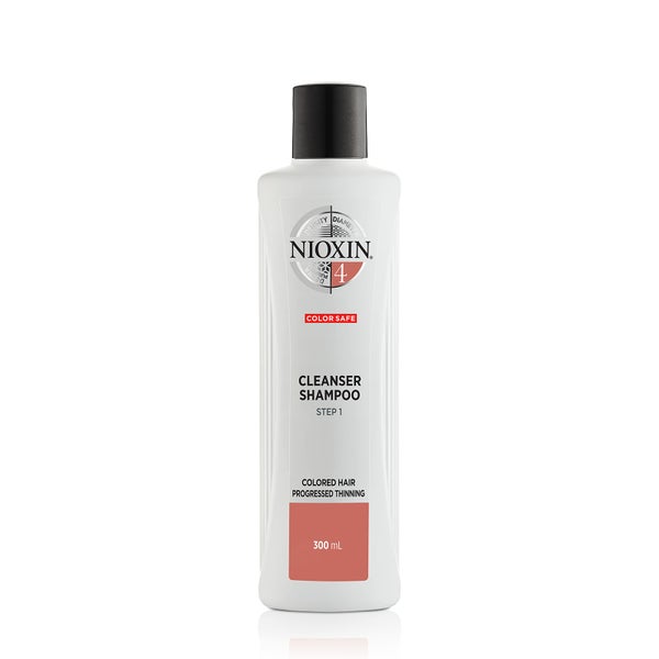 NIOXIN 3-częściowy System 4 Szampon oczyszczający do włosów farbowanych z postępującym przerzedzeniem 300 ml