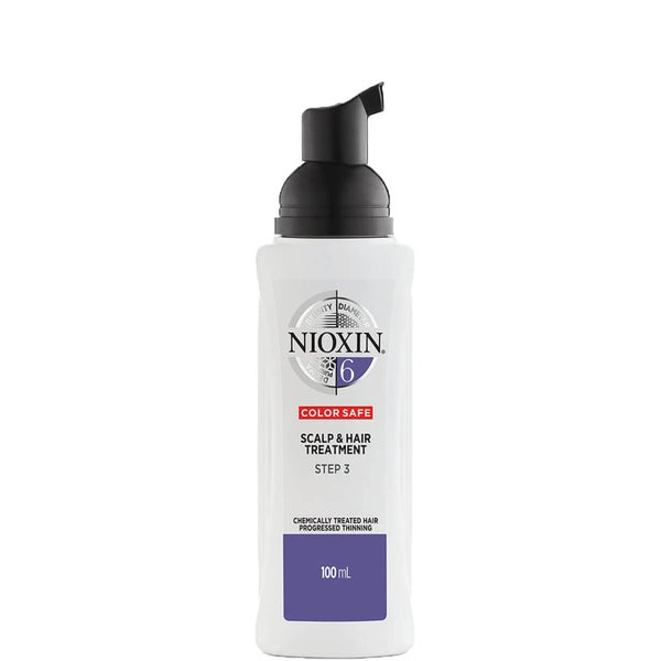 NIOXIN 3-Part System 6 Scalp & Hair Treatment for Chemically Treated Hair with Progressed Thinning -hoitoseerumi 100ml
