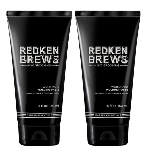 Duo de Cera Modeladora Work Hard para Homem Brews da Redken