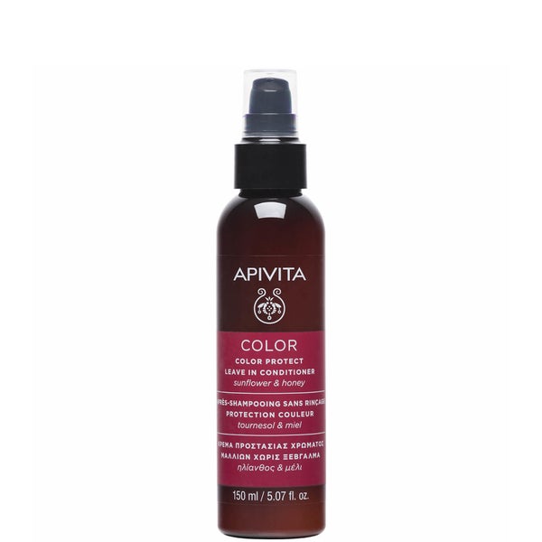 Condicionador sem Enxaguar Proteção de Cor Hair Care Holístico da APIVITA - Girassol e Mel 150 ml