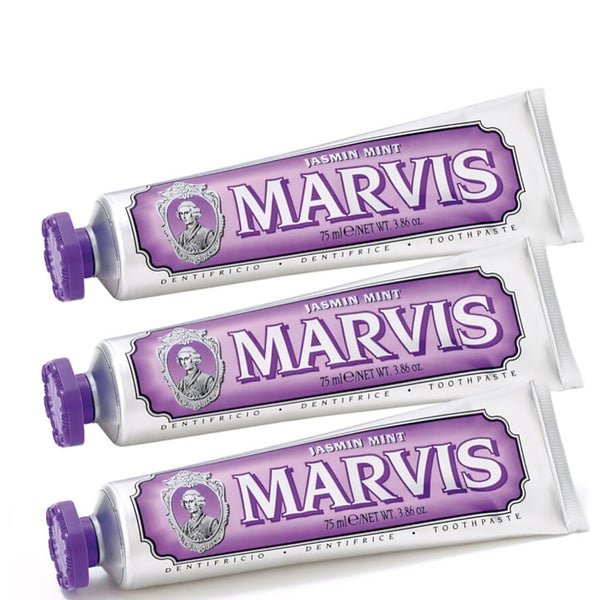 Lot de dentifrices Marvis 3 x 85 ml – Jasmine Mint (menthe jasmin)