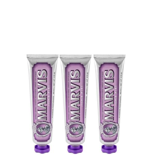 Набор Зубная паста с жасмином и мятой Marvis Jasmine Mint Toothpaste Bundle (3 х 85 мл)