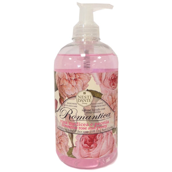 Жидкое мыло с розой и пионом Nesti Dante Rose & Peony Liquid Soap 500 мл