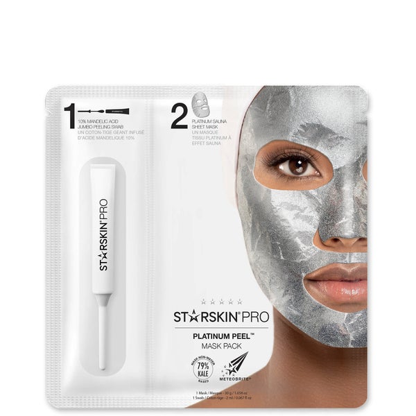 Pack de mascarillas de peeling PRO Platinum de STARSKIN 40 g