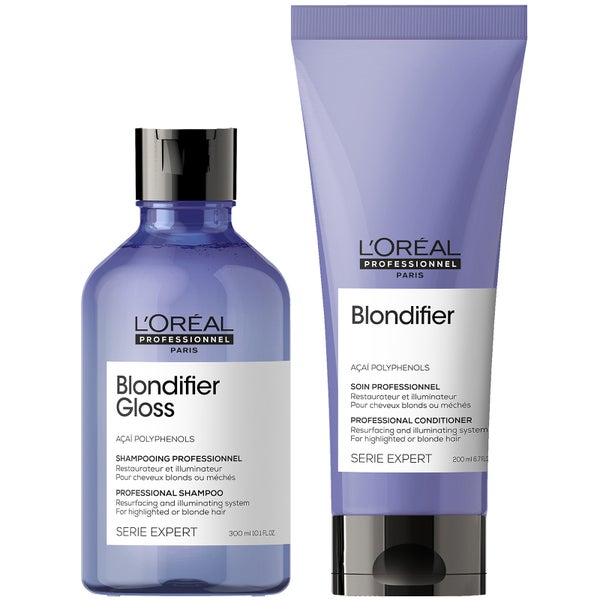 L'Oréal Professionnel Serie Expert Blondifier Gloss Shampoo and Conditioner Duo -shampoo ja hoitoaine
