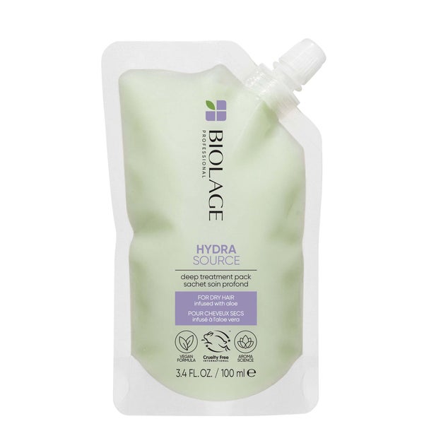 Biolage HydraSource Dry Hair Deep Treatment Pack Hydrating Mask สำหรับผมแห้ง 100ml