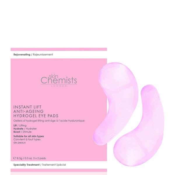 skinChemists Lifting Hyaluronic Anti-Ageing Hydrogel Eye Pads (Pack of 5)