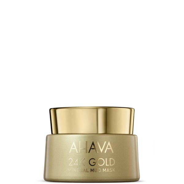 قناع الطين المعدني AHAVA 24K Gold بحجم 50 مل