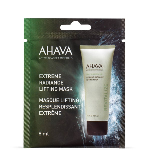 Подтягивающая маска с эффектом сияния AHAVA Single Use Extreme Radiance Lifting, 8 мл
