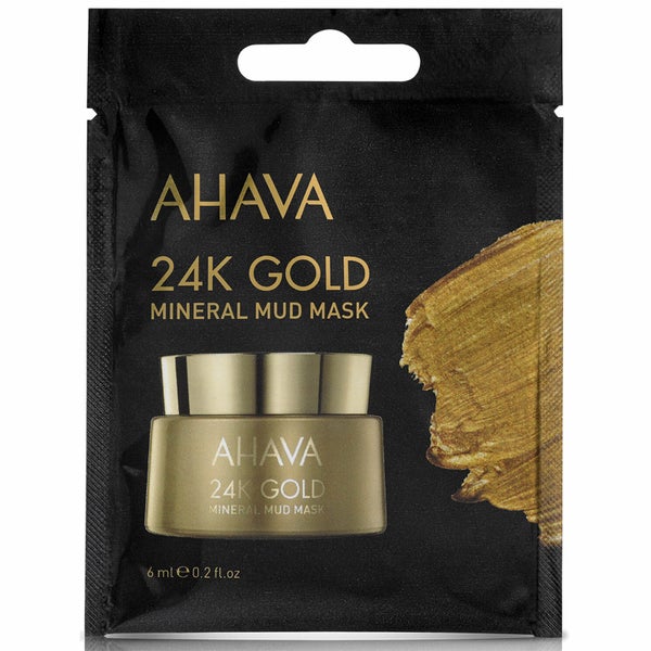 AHAVA Single Use 24K Gold Mineral Mud Mask 6 ml