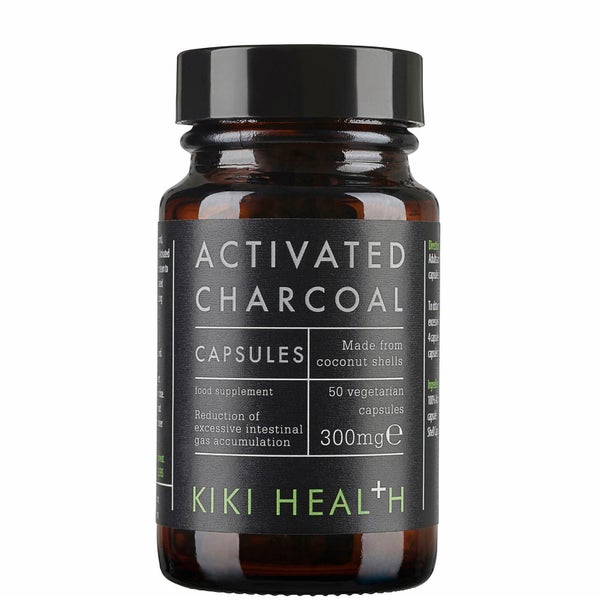 KIKI Health Activated Charcoal - 50 Vegicaps