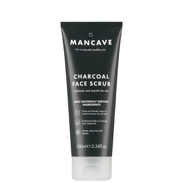 ManCave Charcoal Face Scrub 100ml