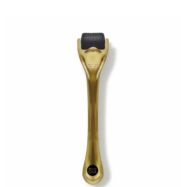 Beauty ORA Deluxe Facial Microneedle Dermal Roller System - Gold 0.25mm