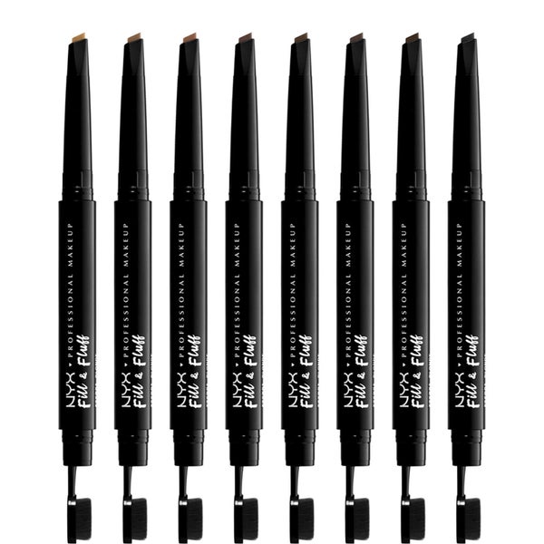 NYX Professional Makeup Fill and Fluff Eyebrow Pomade Pencil 0.2g (Various Shades)