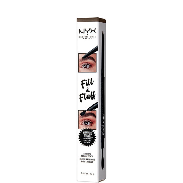 NYX Professional Makeup Fill and Fluff Eyebrow Pomade Pencil - Ash Brown