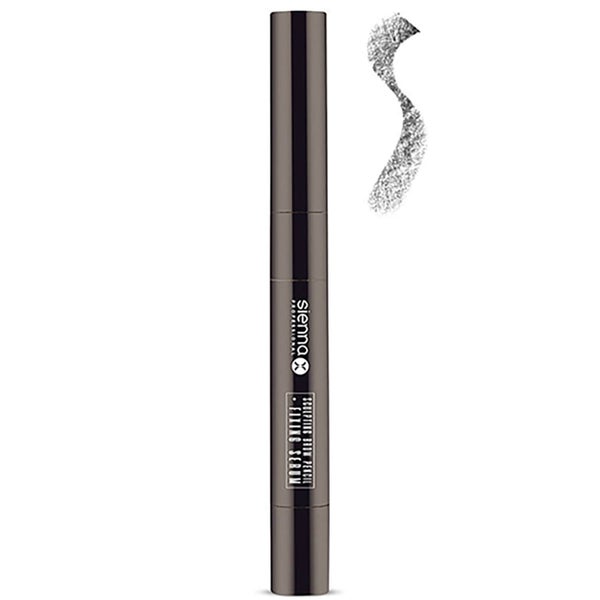 Карандаш для бровей с фиксирующей сывороткой Sienna X Sculpting Brow Pencil and Fixing Serum, оттенок Natural Black