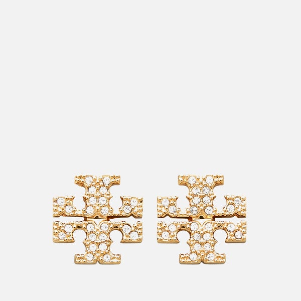 Tory Burch Women's Kira Pave Stud Earrings - Tory Gold