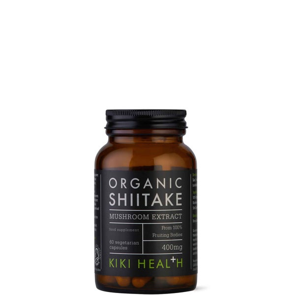 KIKI Health Organic Shiitake Extract Mushroom (60 Vegicaps)