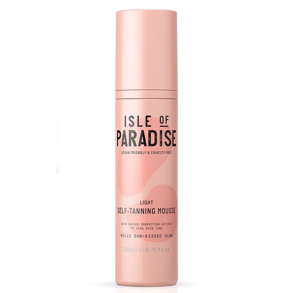 Isle of Paradise Self-Tanning Mousse – Light 200 ml