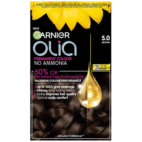 Garnier Olia Permanent Hair Dye - 5.0 Brown