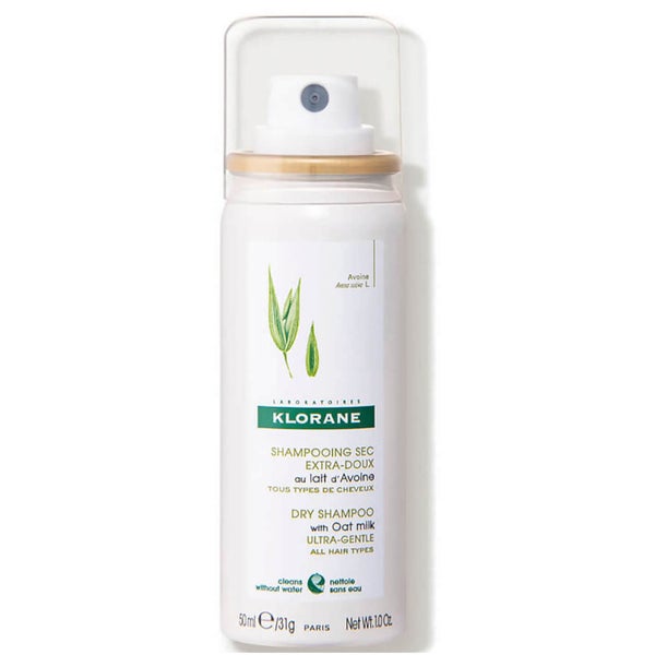 KLORANE Gentle Dry Shampoo with Oat Milk for All Hair Types -kuivashampoo, 50 ml