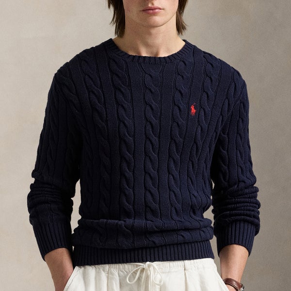 Polo Ralph Lauren Roving Cotton Cable-Knit Jumper