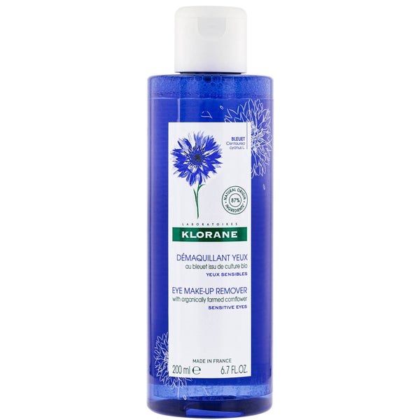 KLORANE Soothing Eye Makeup Remover with Organic Cornflower for Sensitive Skin 200 ml