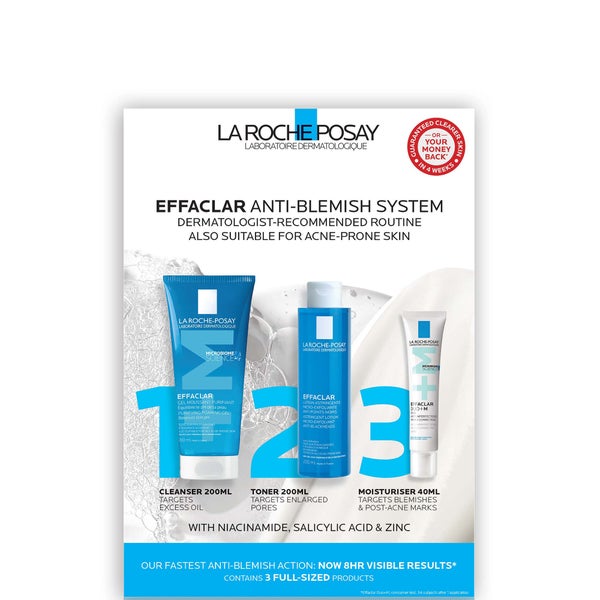 La Roche-Posay Effaclar 3-Step Anti Blemish System zestaw przeciw wypryskom 440 ml