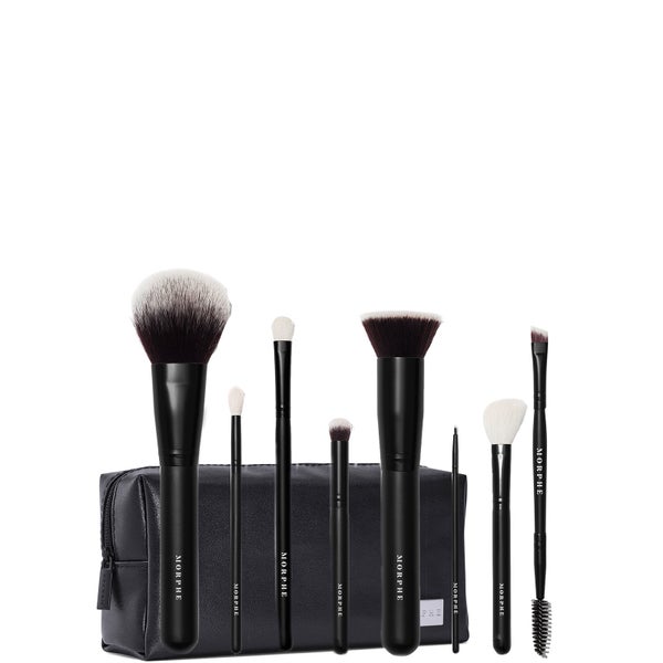 Morphe Get Things Started 8 Piece Brush Collection and Bag (Worth £88.00)