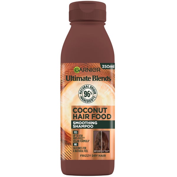 Garnier Ultimate Blends Smoothing Hair Food Coconut Shampoo For Frizzy Hair 350ml