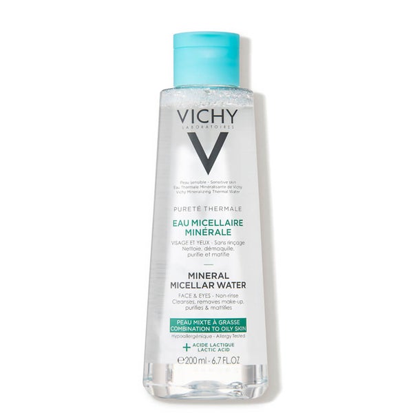 Vichy Purete Thermale Mineral Micellar Cleansing Water for Combination to Oily Skin 6.76 fl. oz