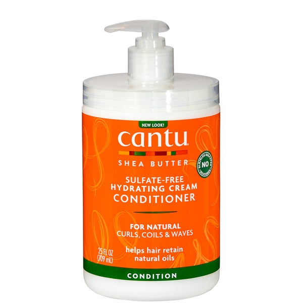 Cantu Shea Butter for Natural Hair Sulfate-Free Hydrating Cream Conditioner - ขนาดร้านเสริมสวย 24 ออนซ์