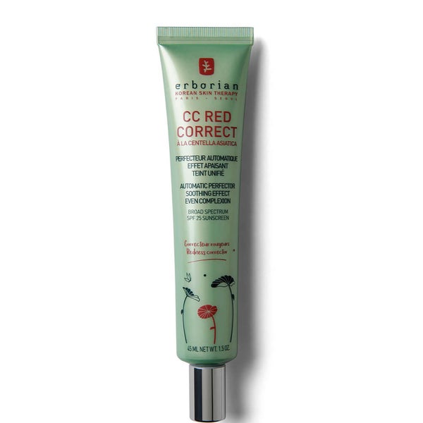 Erborian CC Red Correct - Colour Correcting Anti-Redness Cream With Soothing Effect SPF25 45ml