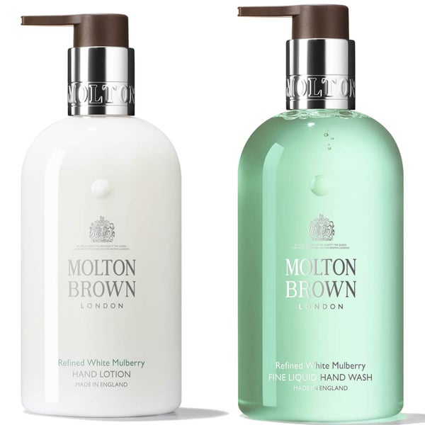 Molton Brown Refined White Mulberry Fine Liquid Hand Wash and Lotion Bundle
