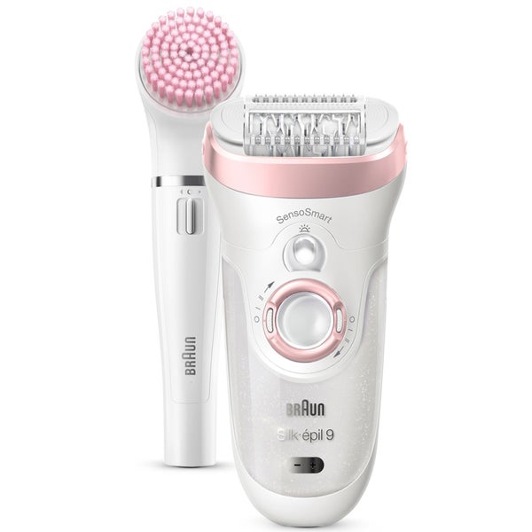 Braun Silk-épil 9 9-985 Beauty Set, White/Rose Gold