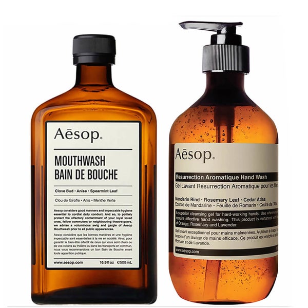 Aesop Hand Wash and Mouthwash Duo (Worth £44.00)