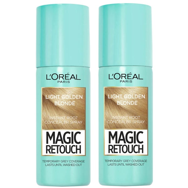L'Oréal Paris Magic Retouch Light Golden Blonde Root Concealer Spray Duo Pack