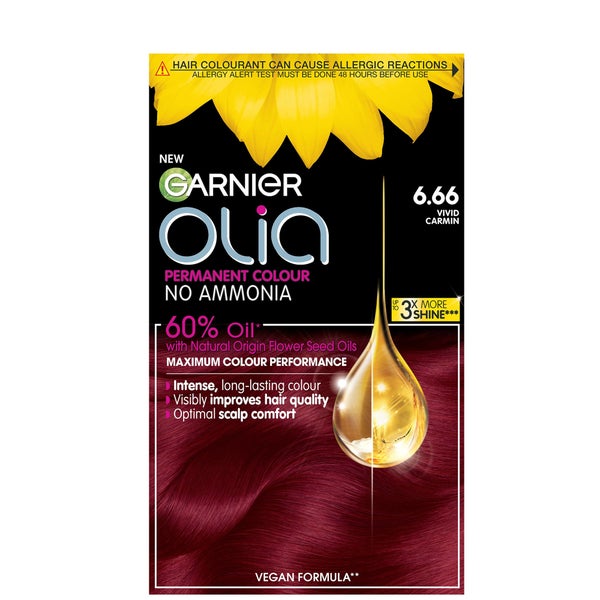 Garnier Olia Permanent Hair Dye - 6.66 Vivid Garnet Red