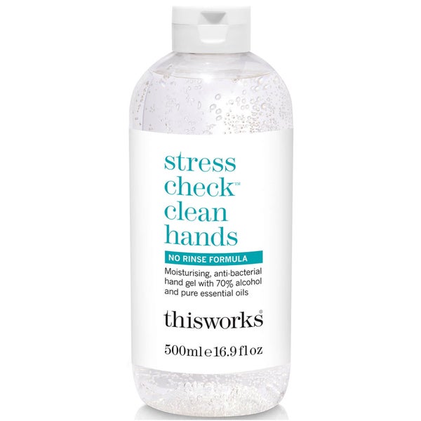 this works Stress Check Clean Hands Gel -käsigeeli, 500 ml
