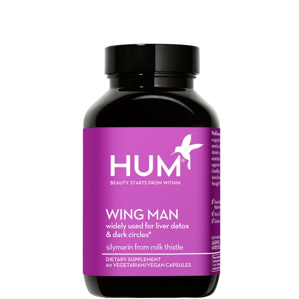 HUM Nutrition Wing Man Liver Detox Supplement (60 Vegan Capsules, 30 Days)
