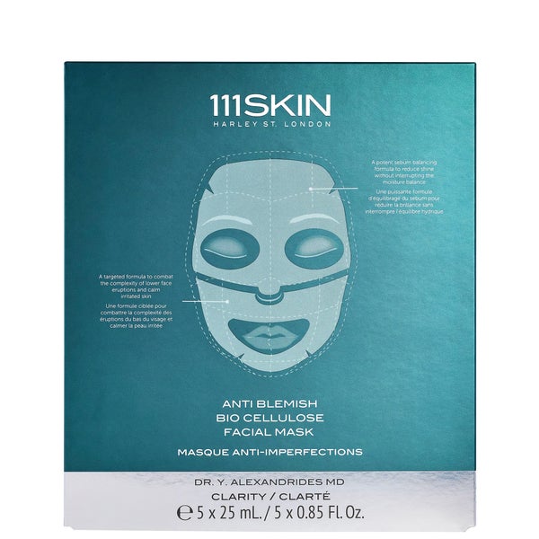 111SKIN Anti Blemish Bio Cellulose Facial Mask (5 count)