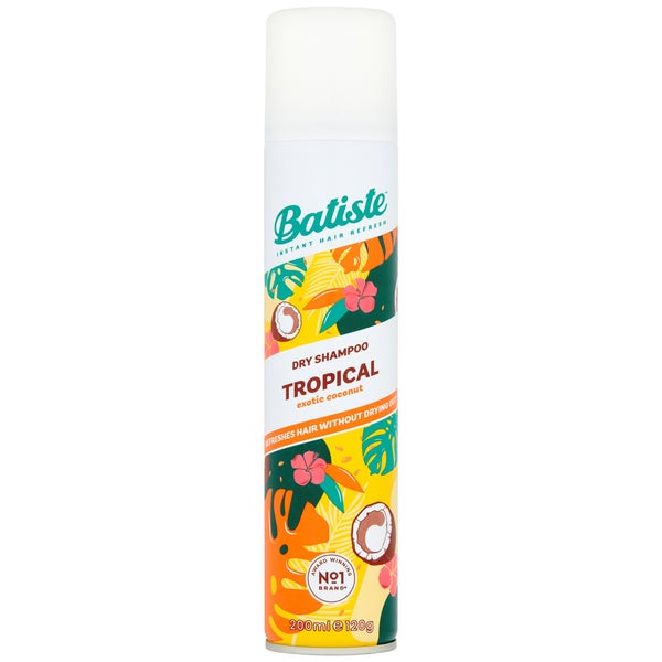 Batiste Tropical Dry Shampoo 200ml Batiste Tropical Dry Shampoo 200ml Batiste Tropical suchý šampon 200 ml