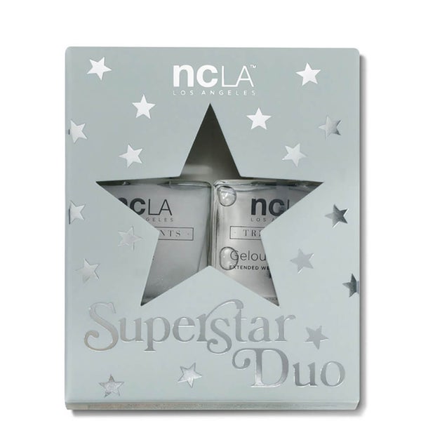 NCLA Beauty Superstar Top and Base Nail Polish Duo 2 x 13.3ml