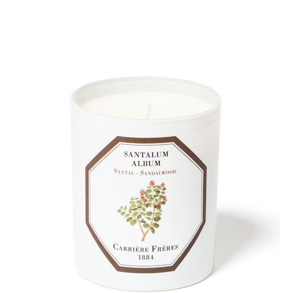 Carrière Frères Scented Candle Sandalwood - Santalum Album - 6.5 oz