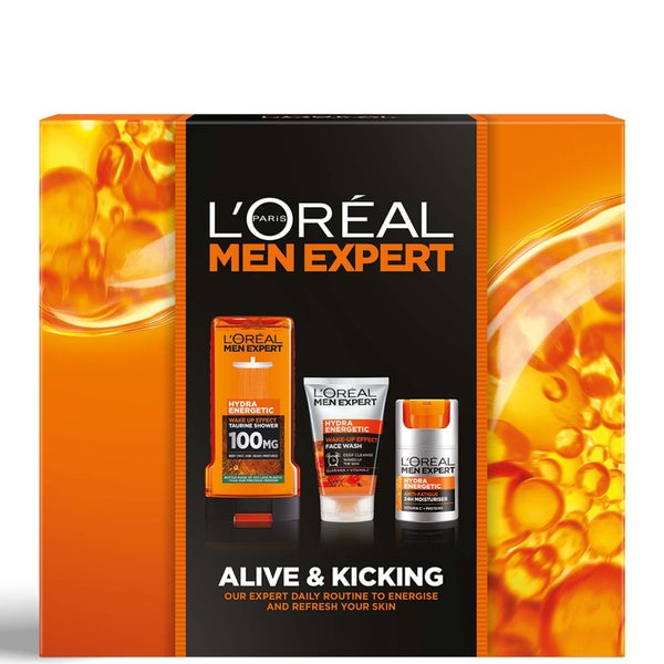 L'Oreal Paris Men Expert Alive and Kicking Set cadou de 3 piese pentru el