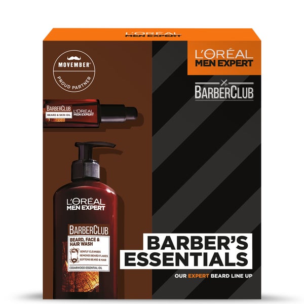 L'Oreal Paris Men Expert Barber's Essentials Beard Grooming Duo Set For Him (Worth £21.00)