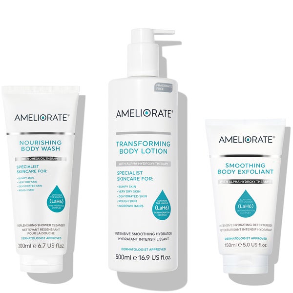 AMELIORATE Smooth Skin Supersize Bundle (Fragrance Free) (New Packaging)