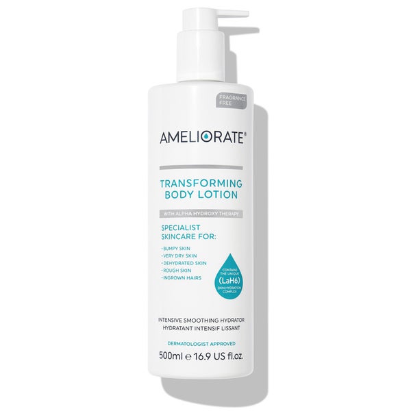 AMELIORATE Supersize Transforming Body Lotion 500ml (Fragrance Free)